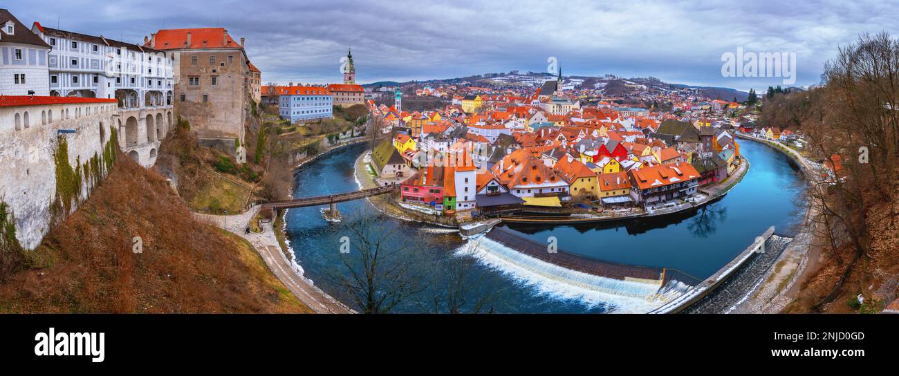 Cesky Krumlov, Südböhmen, Tschechien Stockfoto