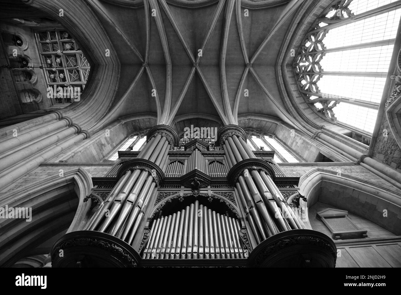 Orgel in der Southwark-Kathedrale Stockfoto