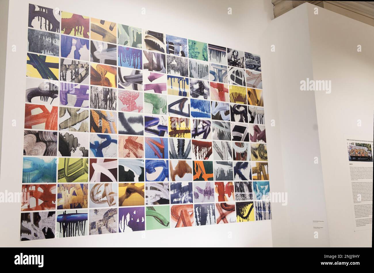 Paris, Frankreich. In Frankreich. 03. Januar 2023. Ausstellung - CAPITALE(S) - 60 Jahre urbane Kunst, in Paris, Frankreich Stockfoto