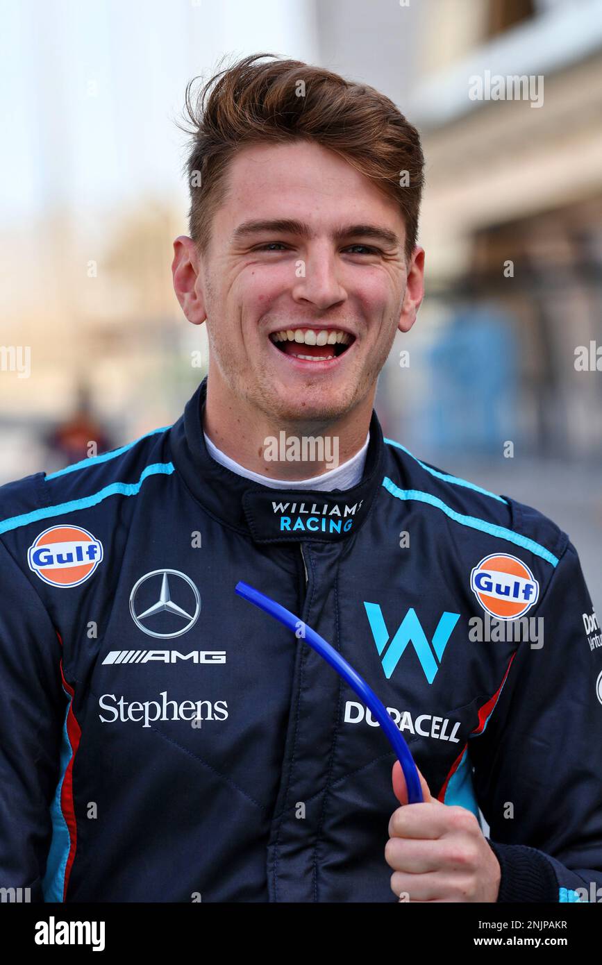 Sakhir, Bahrain. 23. Februar 2023 Logan SarSergeant (USA) Williams Racing. Formula One Testing, Day One, Donnerstag, 23. Februar 2023. Sakhir, Bahrain. Stockfoto