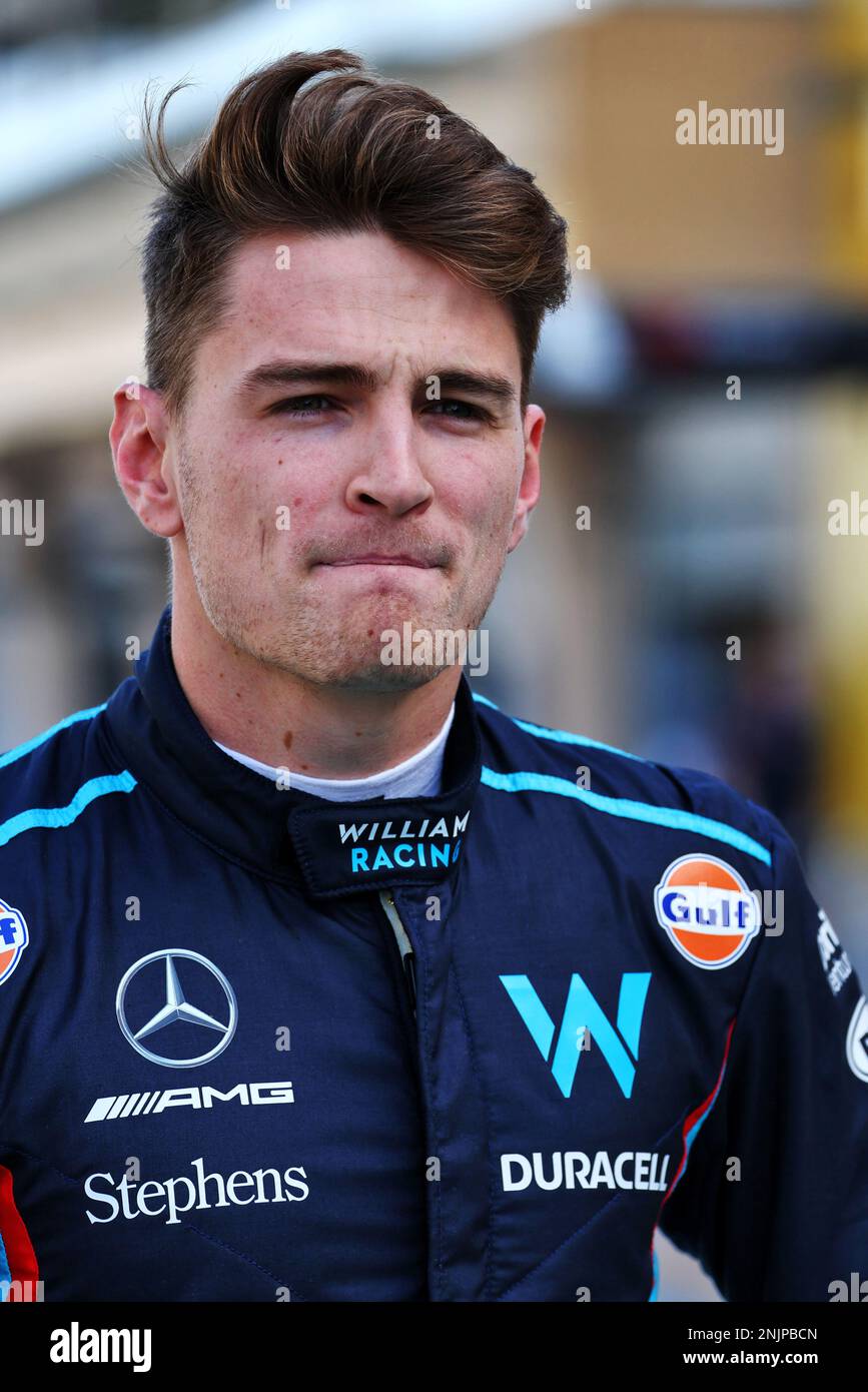 Sakhir, Bahrain. 23. Februar 2023 Logan SarSergeant (USA) Williams Racing. Formula One Testing, Day One, Donnerstag, 23. Februar 2023. Sakhir, Bahrain. Stockfoto
