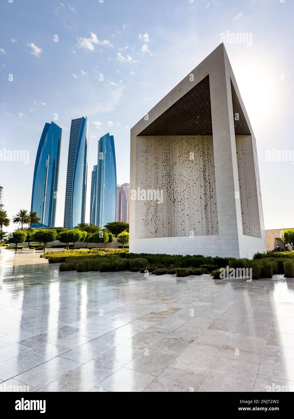 Das Gründerdenkmal in Abu Dhabi, Vereinigte Arabische emirate Stockfoto