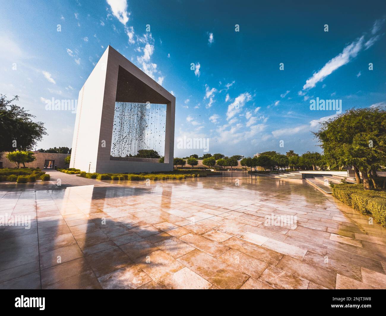 Das Gründerdenkmal in Abu Dhabi, Vereinigte Arabische emirate Stockfoto
