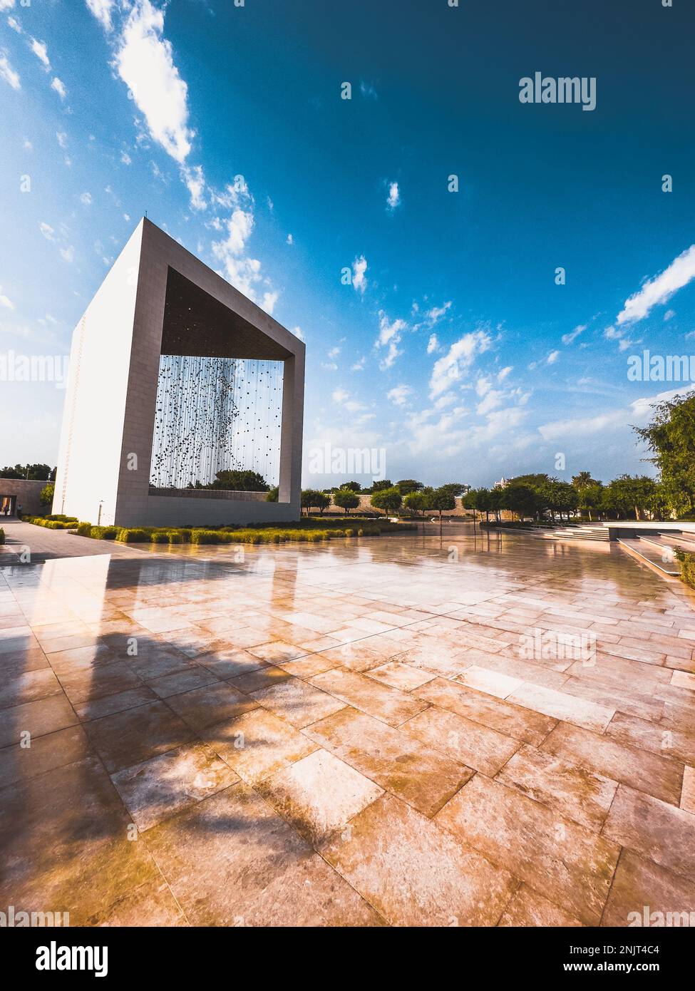 Das Gründerdenkmal in Abu Dhabi, Vereinigte Arabische emirate Stockfoto
