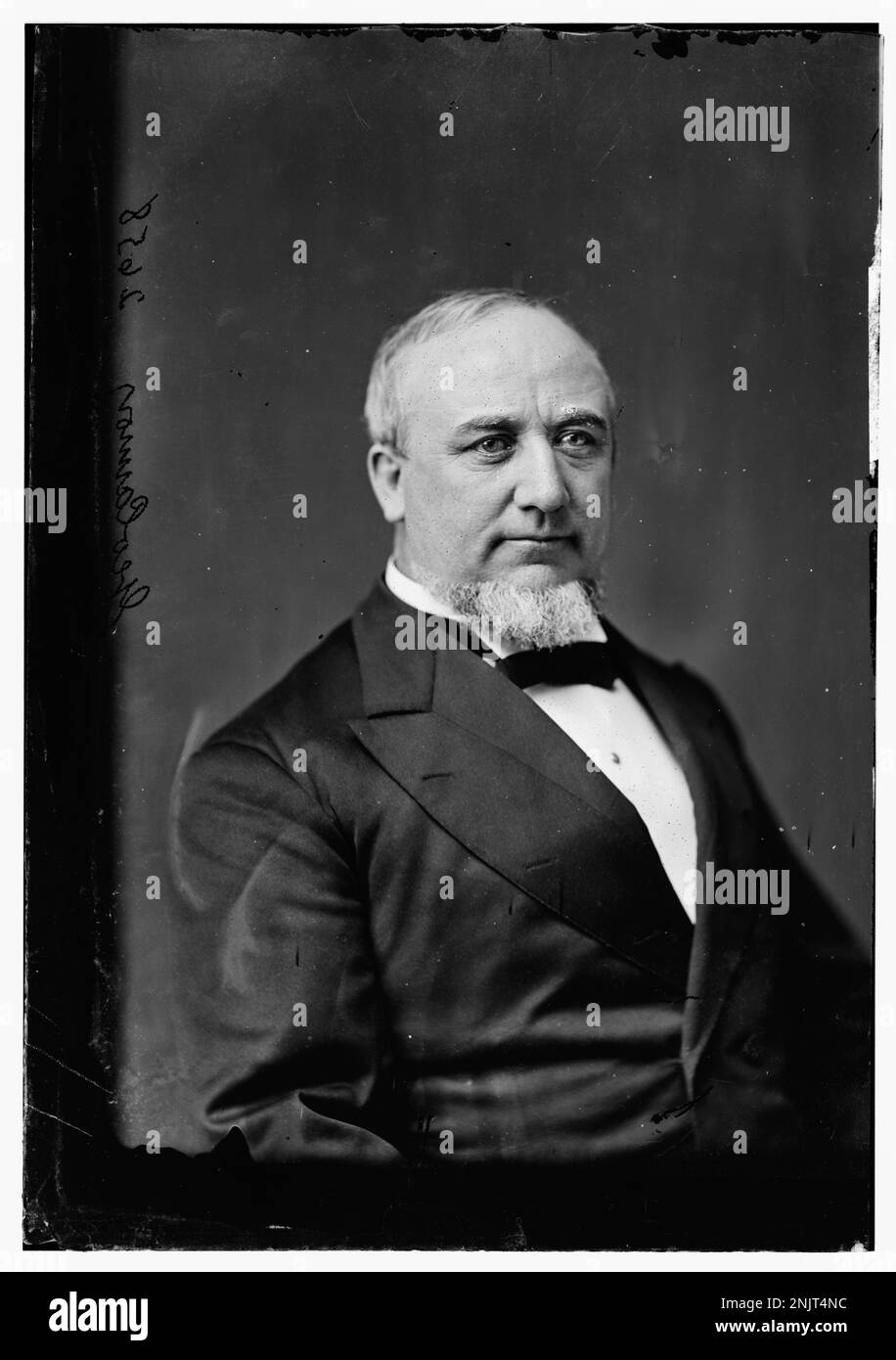 Porträt des ehrenwerten George Q. Cannon, eines prominenten US-Politikers aus Utah. Bild aus der Brady-Handy-Sammlung, Library of Congress. Stockfoto