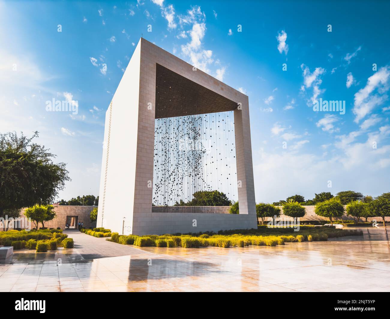 Das Gründerdenkmal in Abu Dhabi, Vereinigte Arabische emirate Stockfoto