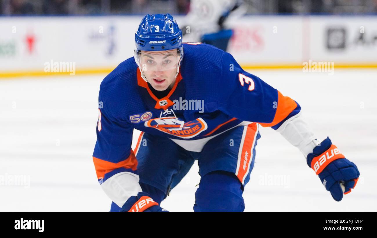 New York Islanders' Adam Pelech During The First Period Of An NHL ...