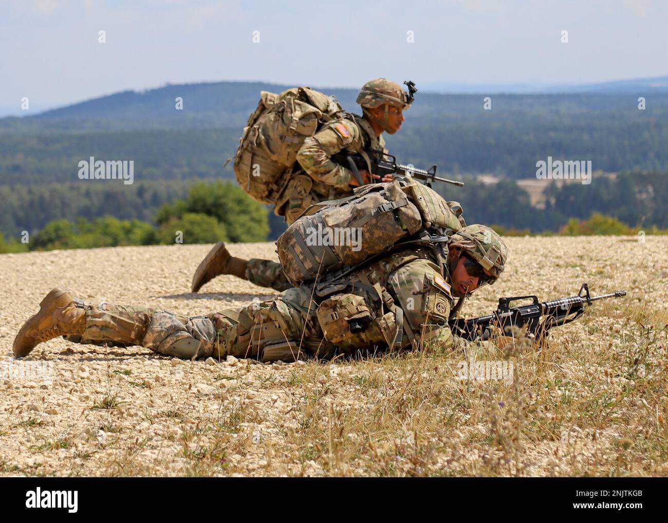 Staff Sgt. Ryne Reyes, Leiter des 21. Theater Sustainment Command Squad ...