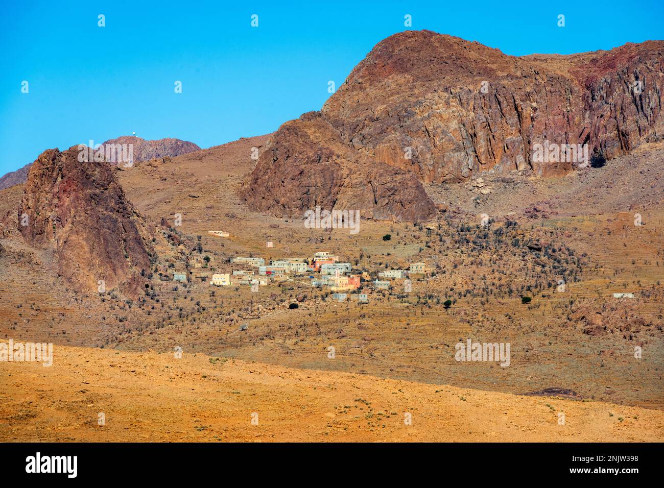 Afrika, Marokko, an der R106 Stockfoto