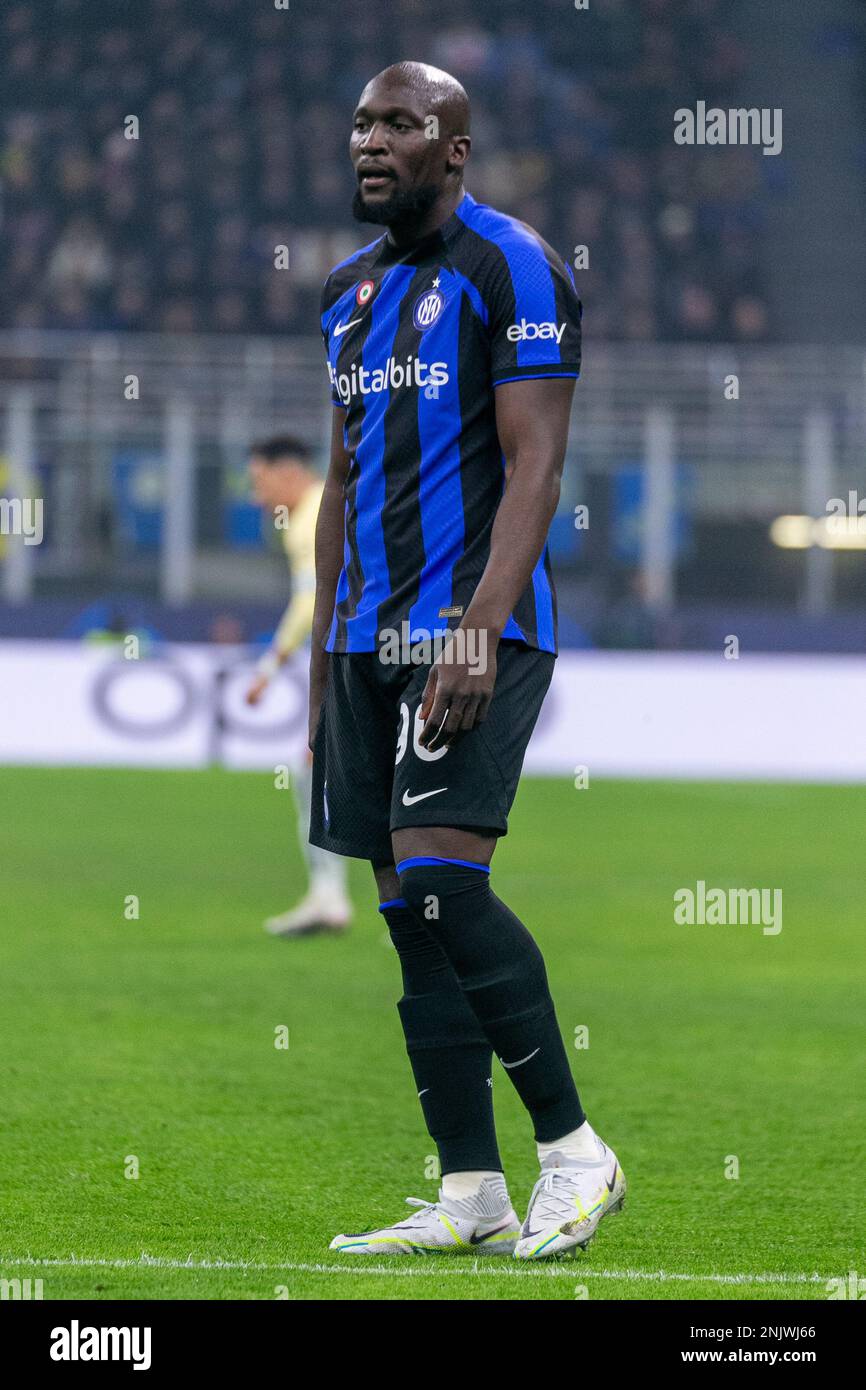 Mailand, Italien - februar 22 2023 - Inter-Porto Champions League - lukaku romelu f.c internazionale Stockfoto