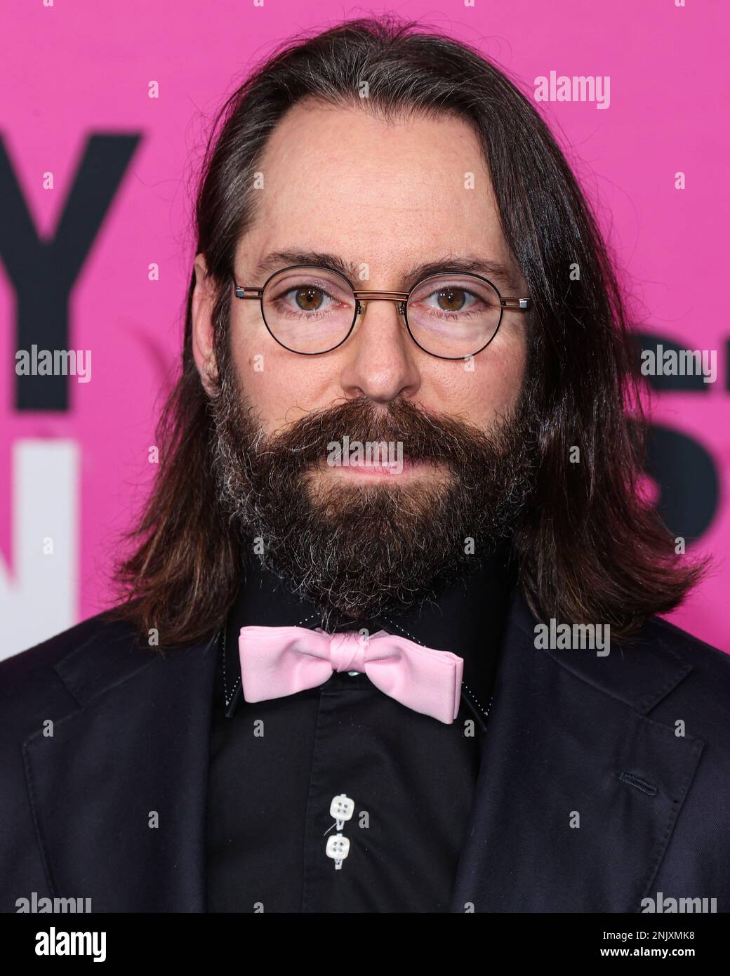 Westwood, Usa. 22. Februar 2023. WESTWOOD, LOS ANGELES, KALIFORNIEN, USA - FEBRUAR 22 2023: Martin Starr trifft am 22. Februar 3 auf der Los Angeles Premiere der „Party Down“-Saison von STARZ im Regency Bruin Theatre in Westwood, Los Angeles, Kalifornien, USA ein. (Foto: Xavier Collin/Image Press Agency) Kredit: Image Press Agency/Alamy Live News Stockfoto