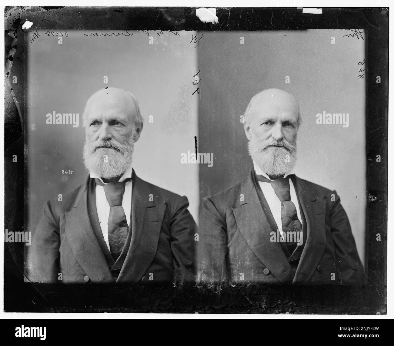 Porträt von Honor N.G.C. Turner, Teil der Brady-Handy-Sammlung in der Library of Congress. Stockfoto