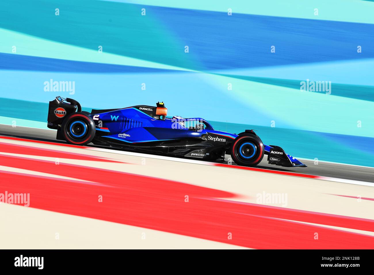 Logan SarSergeant (USA) Williams Racing FW45. 23.02.2023. Formel-1-Test, Sakhir, Bahrain, Erster Tag. Das Foto sollte wie folgt lauten: XPB/Press Association Images. Stockfoto