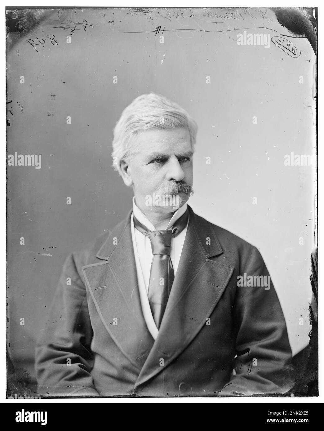 Porträt von General Nathaniel Prentice Banks, einem Gewerkschaftsgeneral während des Amerikanischen Bürgerkriegs, in der Brady-Handy Collection. Stockfoto