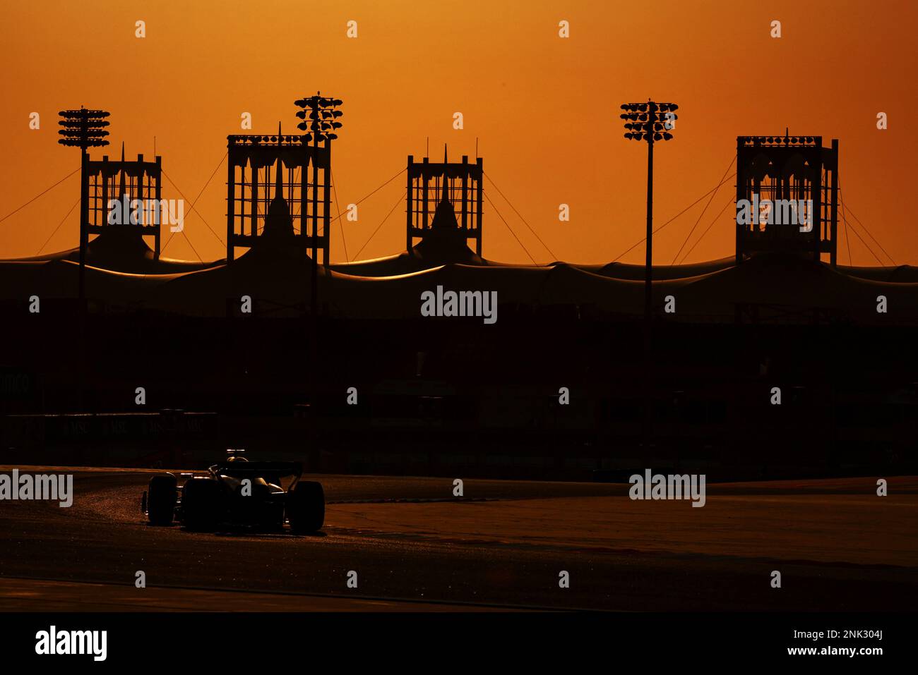 Logan SarSergeant (USA) Williams Racing FW45. Formula One Testing, Day One, Donnerstag, 23. Februar 2023. Sakhir, Bahrain. Stockfoto