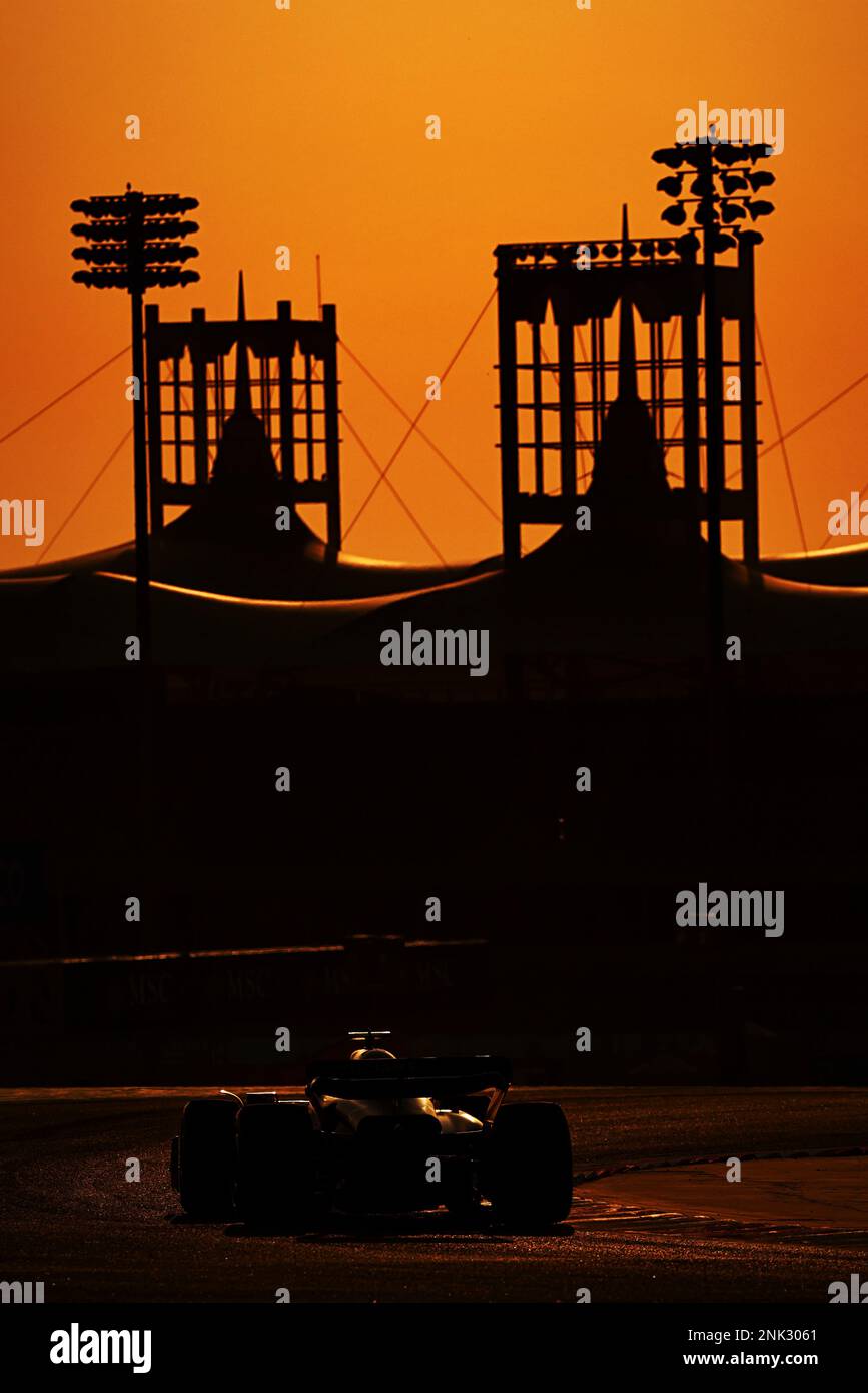 Logan SarSergeant (USA) Williams Racing FW45. Formula One Testing, Day One, Donnerstag, 23. Februar 2023. Sakhir, Bahrain. Stockfoto