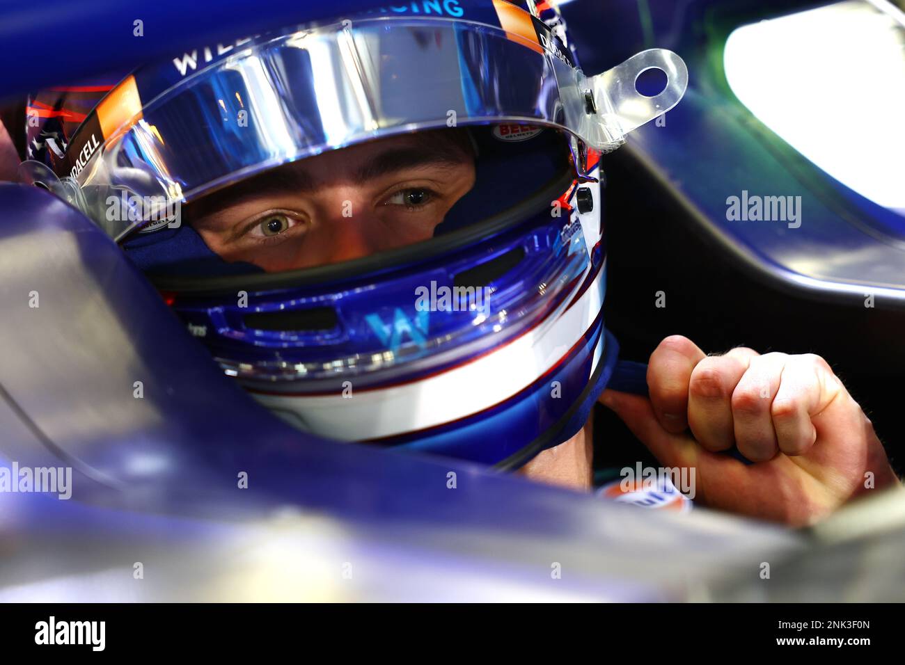 Logan SarSergeant (USA) Williams Racing FW45. 23.02.2023. Formel-1-Test, Sakhir, Bahrain, Erster Tag. Das Foto sollte wie folgt lauten: XPB/Press Association Images. Stockfoto