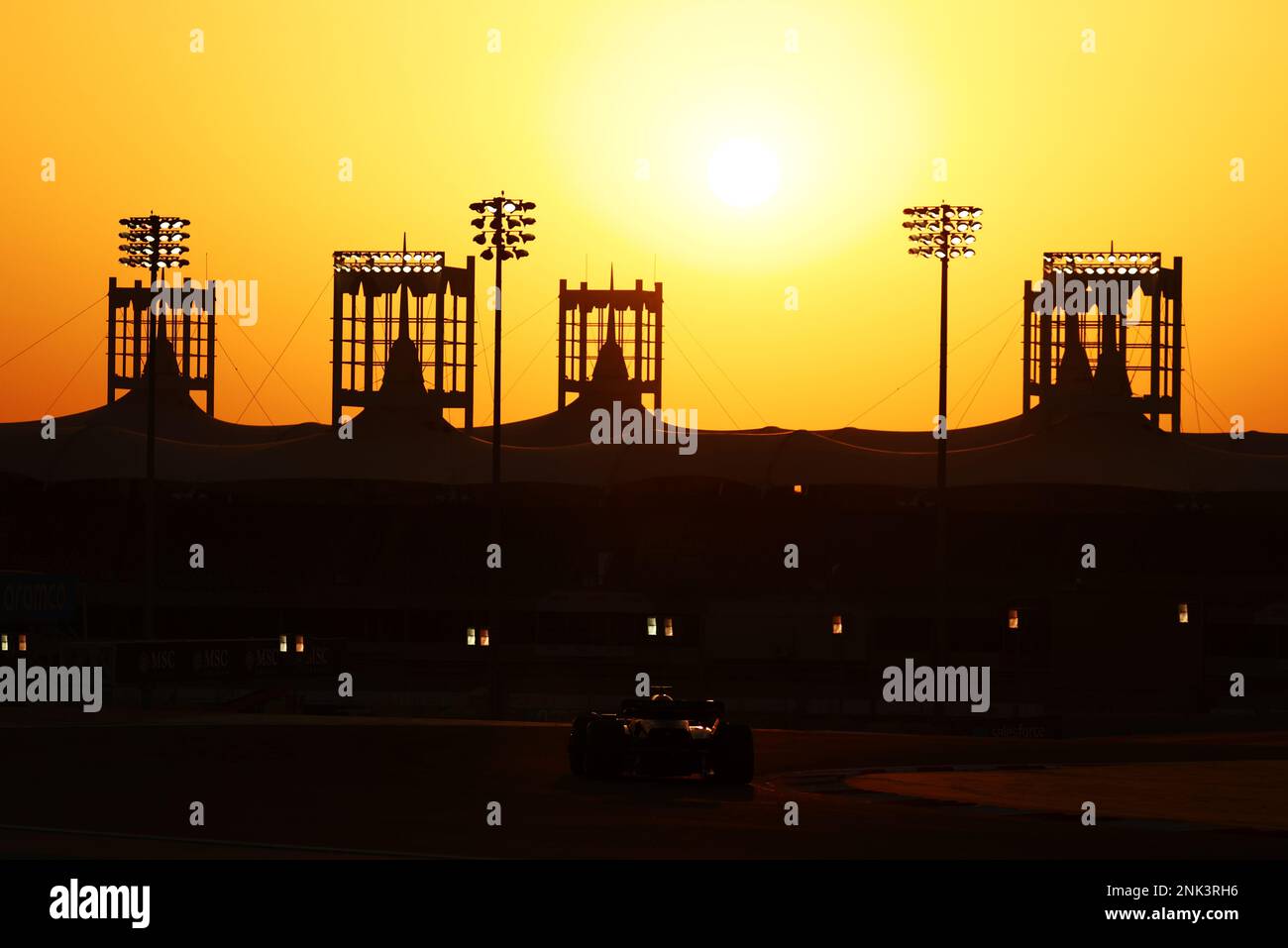 Logan SarSergeant (USA) Williams Racing FW45. Formula One Testing, Day One, Donnerstag, 23. Februar 2023. Sakhir, Bahrain. Stockfoto