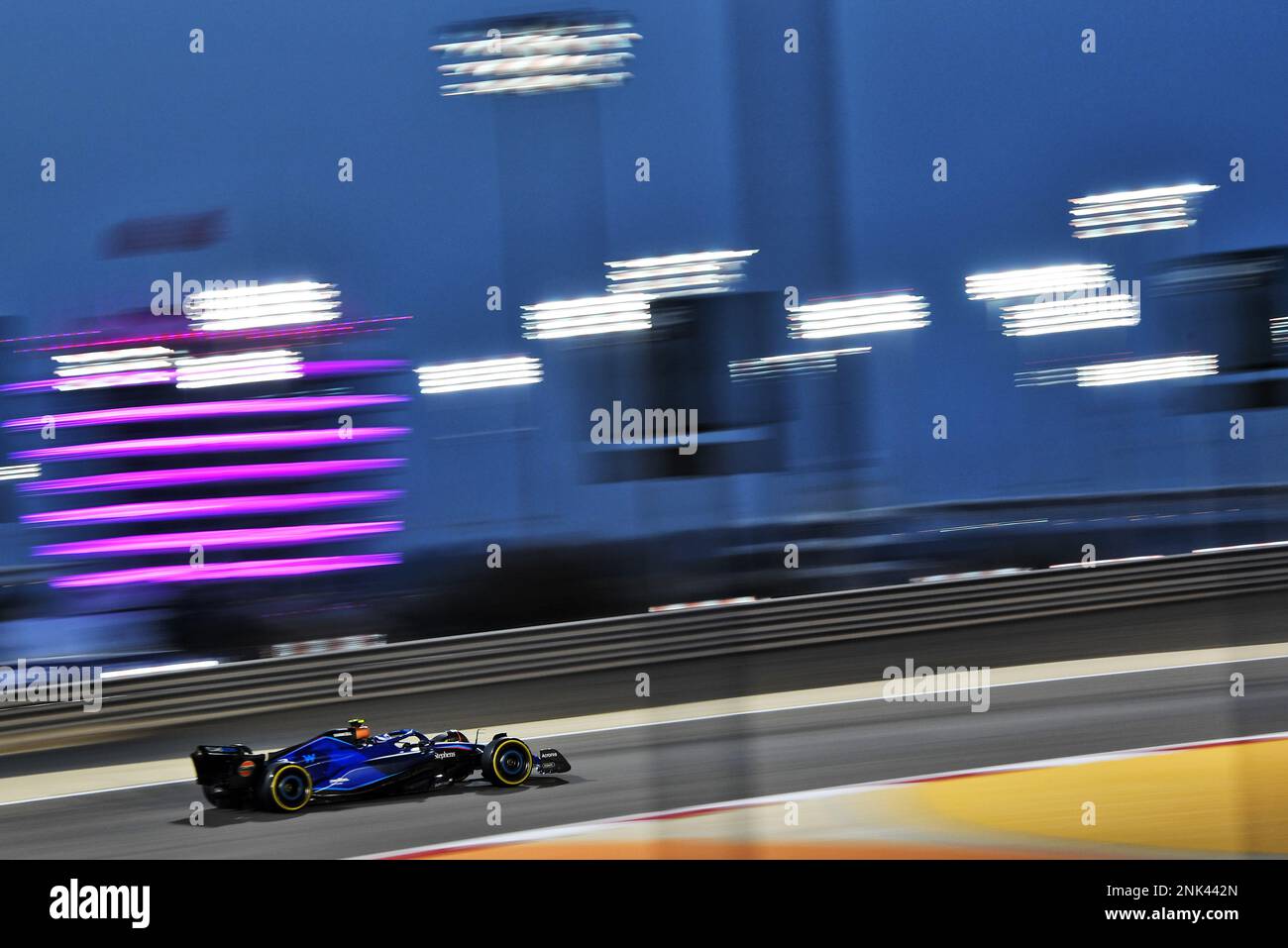 Logan SarSergeant (USA) Williams Racing FW45. Formula One Testing, Day One, Donnerstag, 23. Februar 2023. Sakhir, Bahrain. Stockfoto