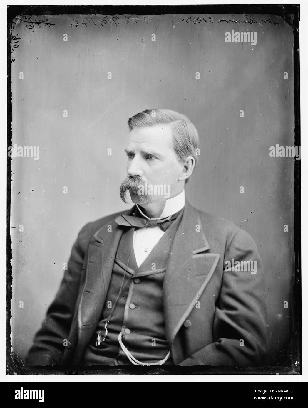 Porträt von James D. Cameron, Kriegsminister während der Grant Administration, aufgenommen in der Library of Congress Brady-Handy Collection. Stockfoto