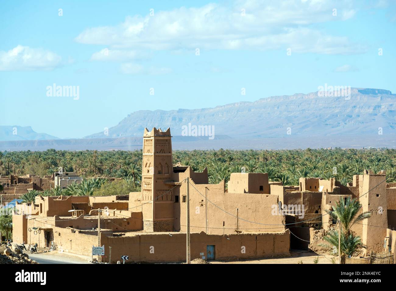 Afrika, Marokko, Südmarokko, Zagora District, Tamezmoute, Kasbah De Taguersift Stockfoto