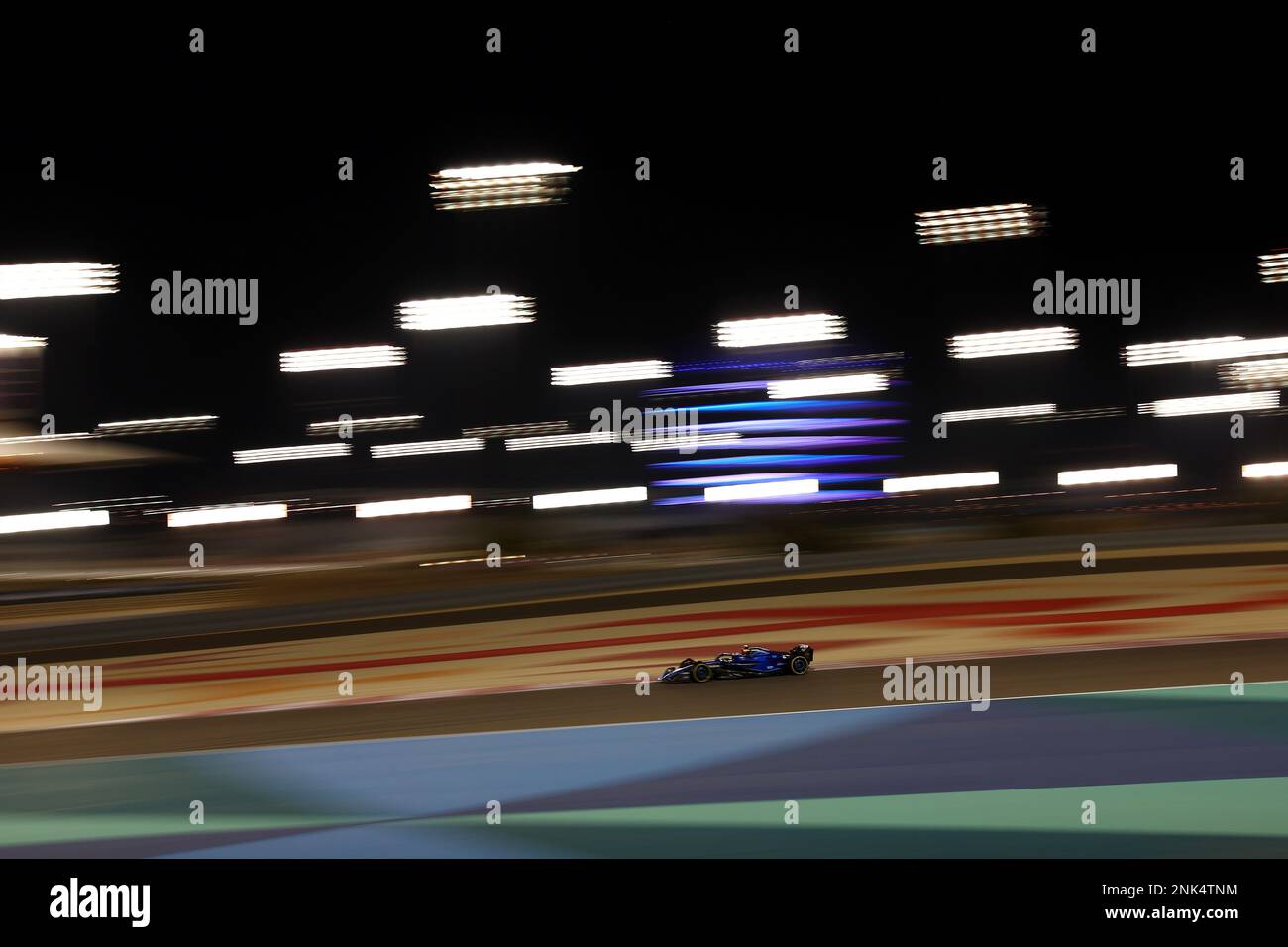 Logan SarSergeant (USA) Williams Racing FW45. Formula One Testing, Day One, Donnerstag, 23. Februar 2023. Sakhir, Bahrain. Stockfoto