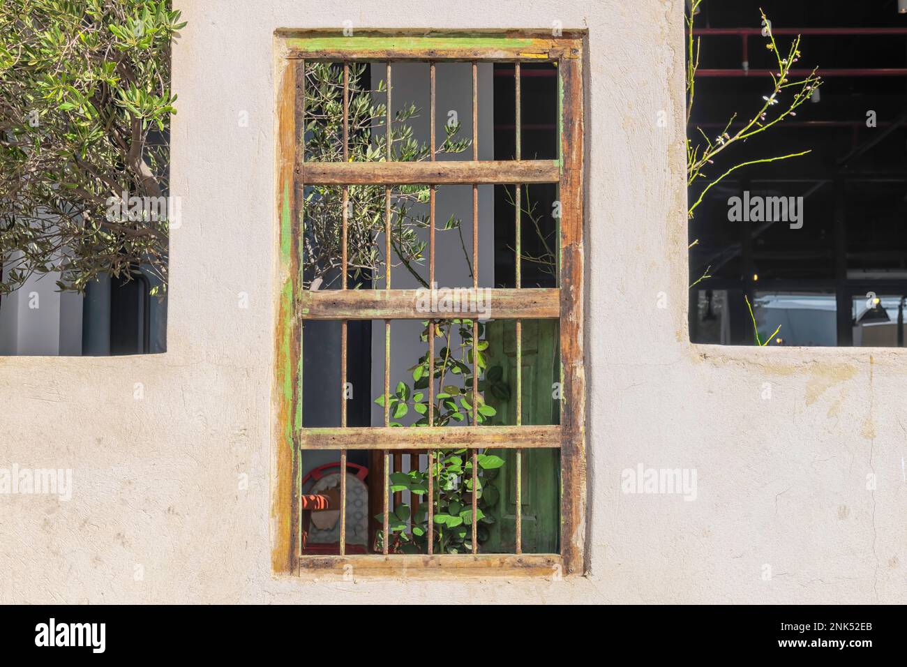 Antike Fenster Stockfoto