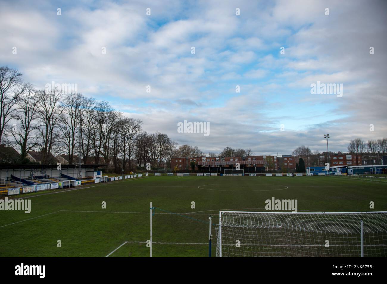 Lauge, England, 05. Dezember 2021. Vitality Women's FA Cup zweite Runde des richtigen Spiels zwischen Lye Town Ladies und Northampton Town Women bei Stourbri Stockfoto