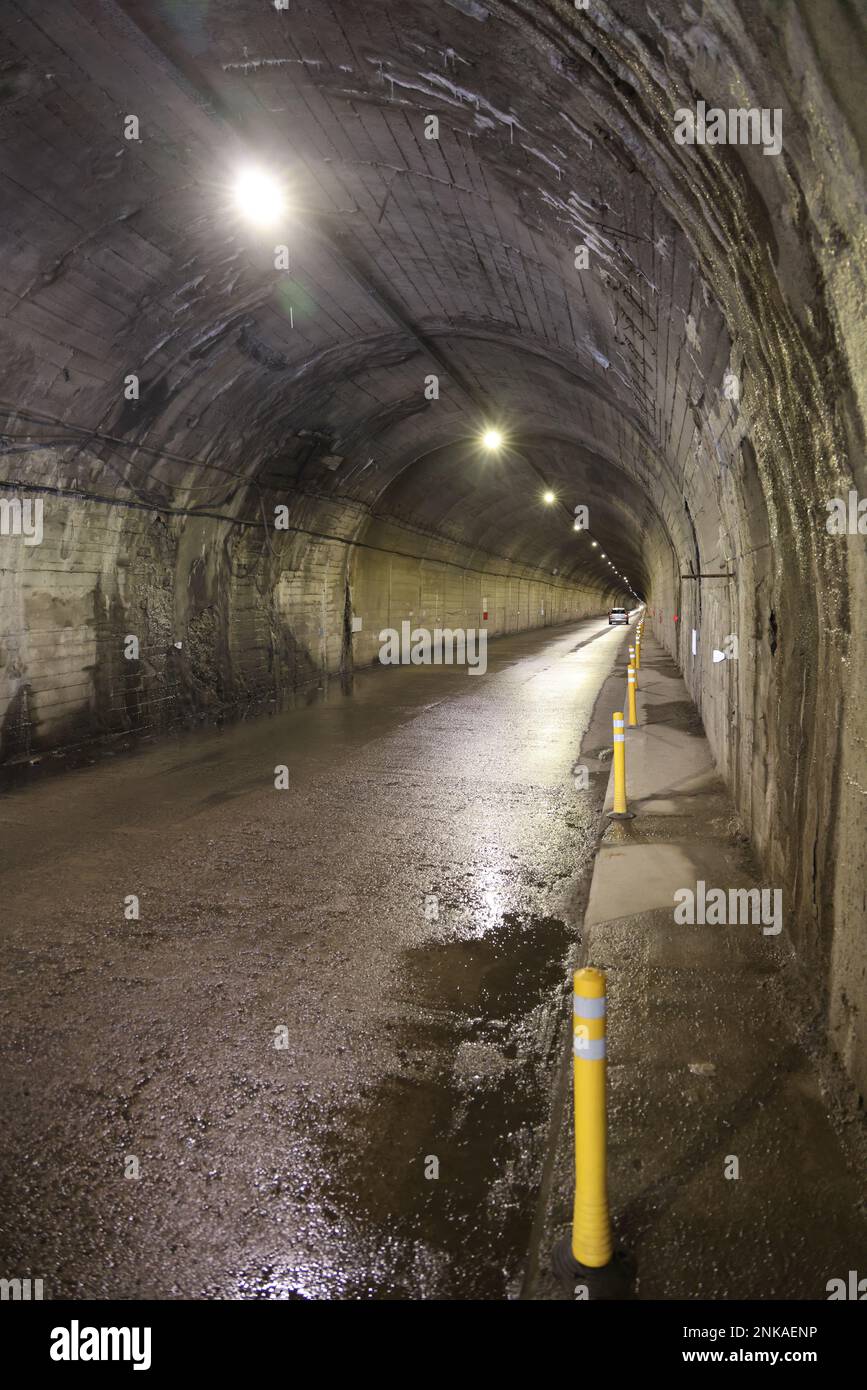 Tunnel von Bâlea, zwischen Capra und Bâlea lac, auf der Transfăgărăşan