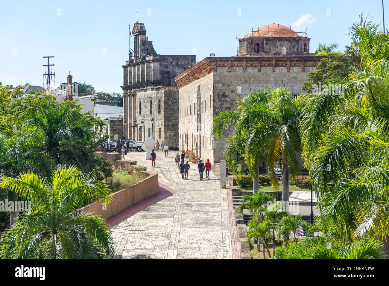 Museum der königlichen Häuser (Museo de las Casas Reales) Santo Domingo, Dominikanische Republik (Republica Dominicana), große Antillen, Karibik Stockfoto