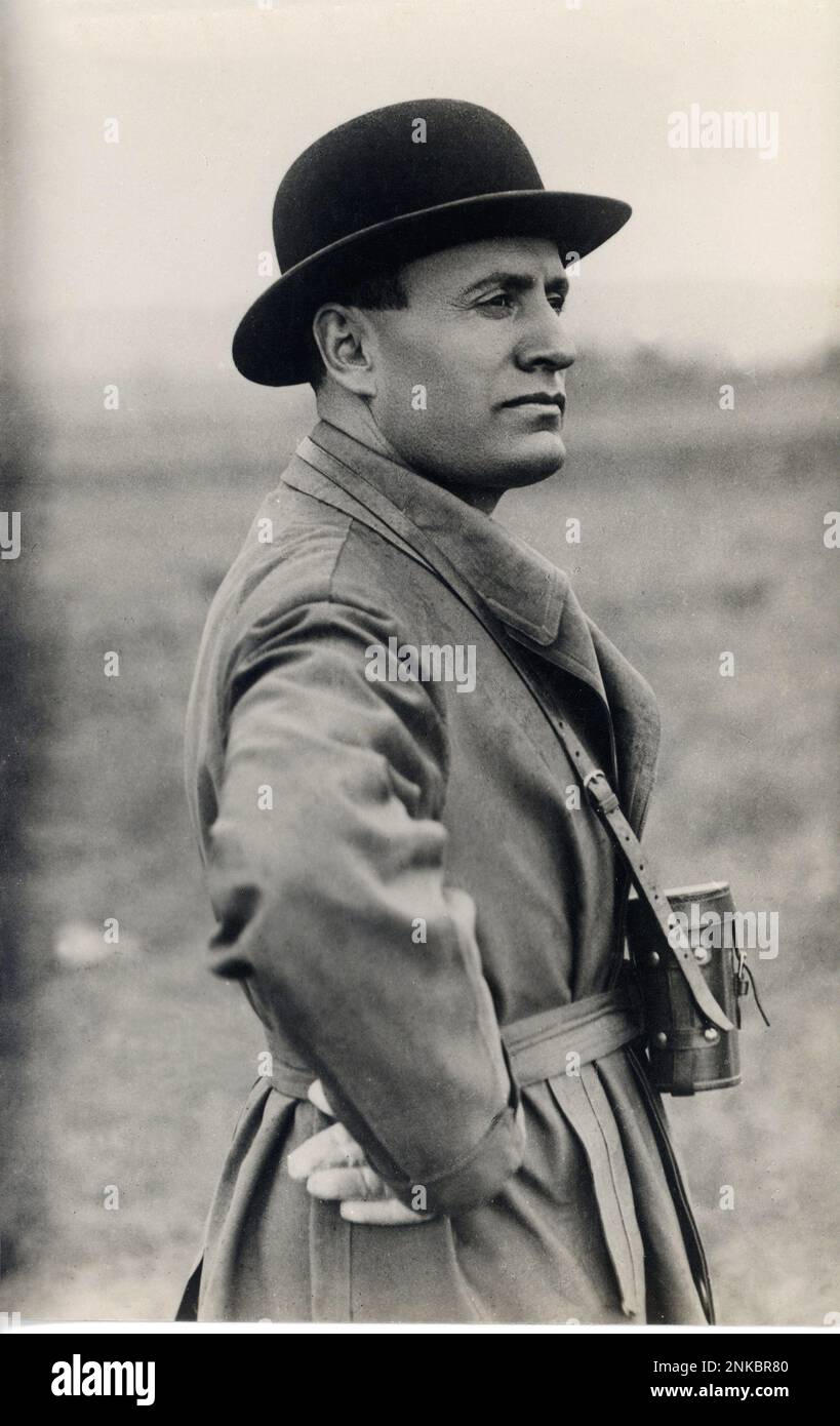 1926 Ca., ITALIEN der italienische Faschist Duce Benito MUSSOLINI bei