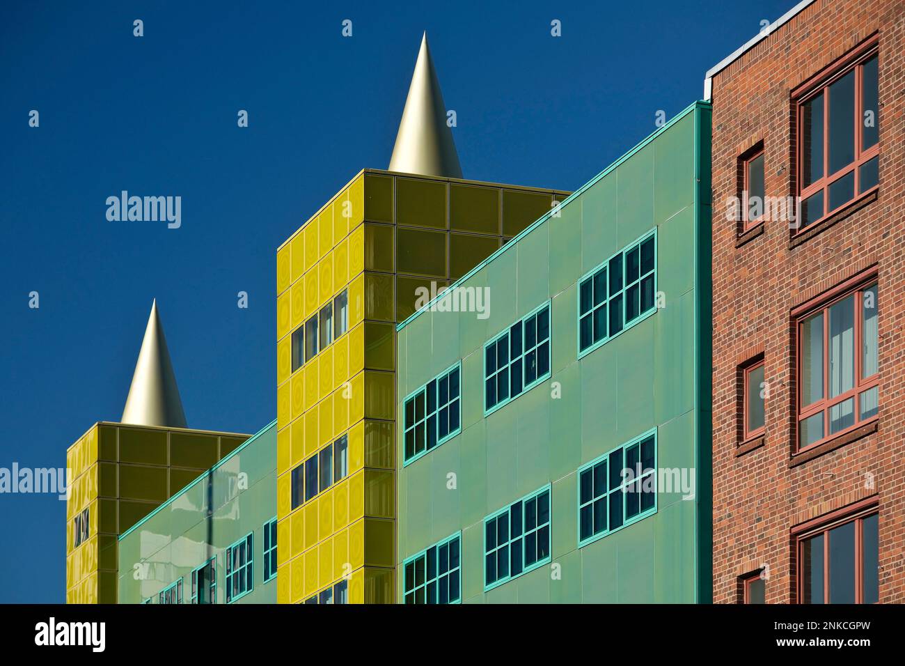 Moderne Architektur, Hannoversche Allgemeine Zeitung, abgekürzt HAZ, Hannover, Niedersachsen, Deutschland Stockfoto