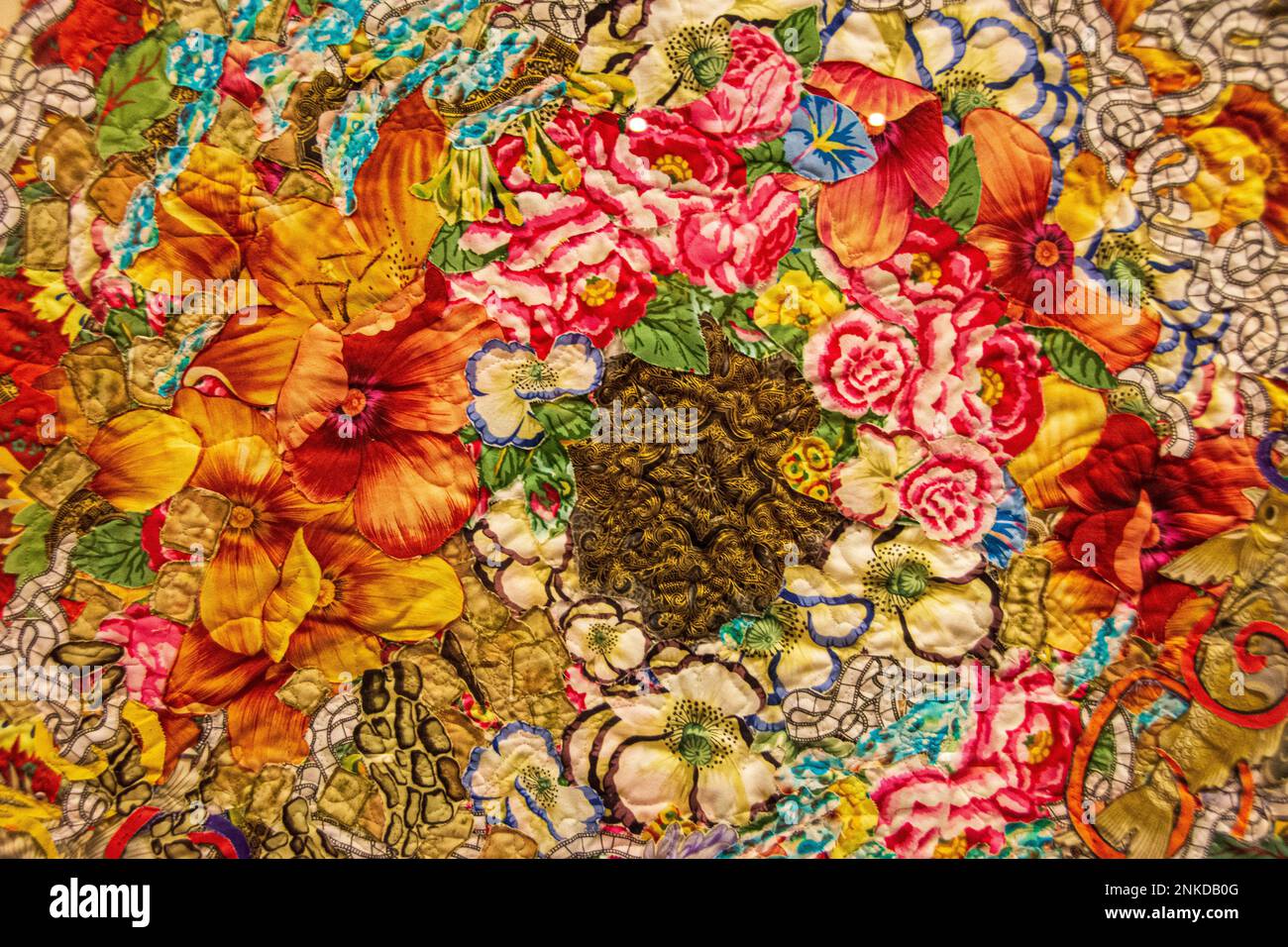 Eine farbenfrohe Decke, Allure of the Seas, Royal Caribbean Cruise Lines. Stockfoto