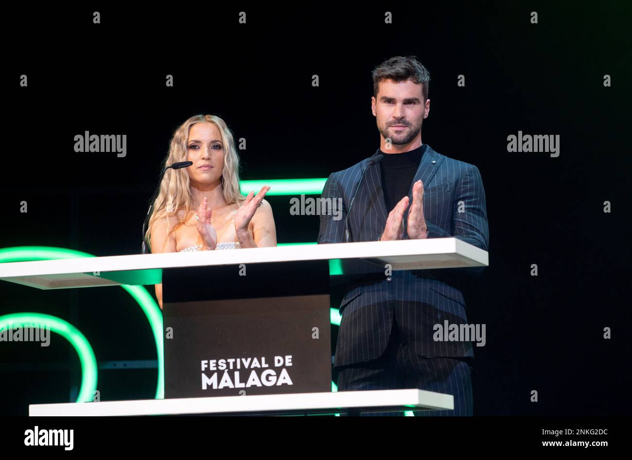 (L R) Actress, Ana Carlota Fernandez, and actor, Jose de la Torre