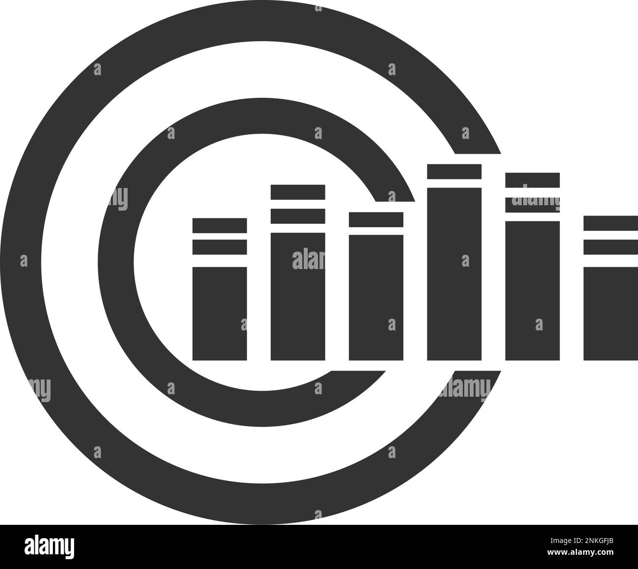 Sound Wave Musik Wave Logo-Vorlage Symbol Illustration Markenidentität. Isolierte und flache Illustration. Vektorgrafik Stock Vektor