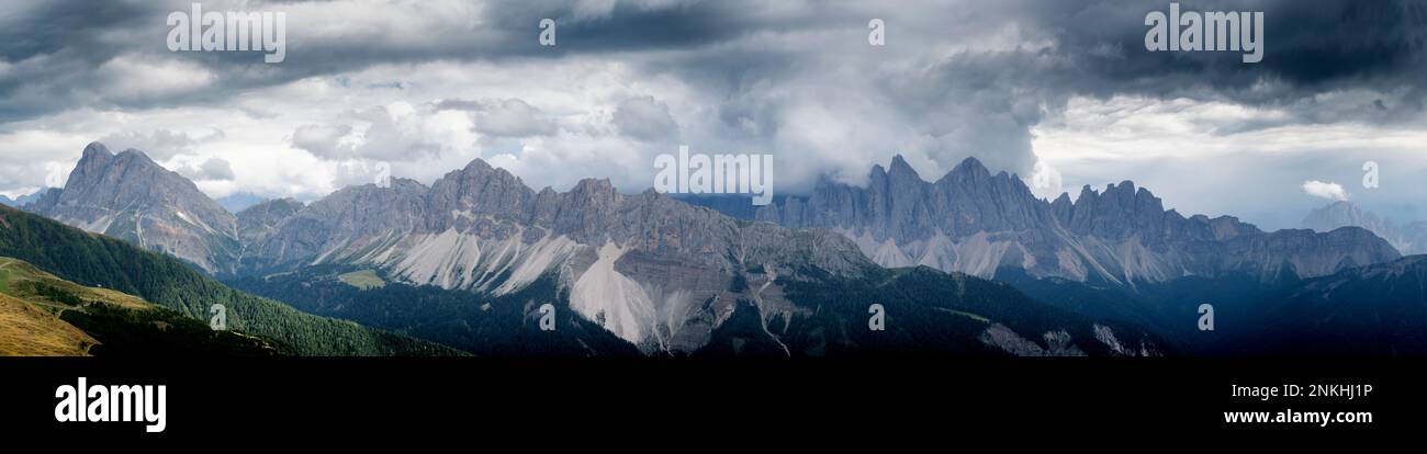 Dolomiten im Parco Naturale Puez-Odle in italien Stockfoto