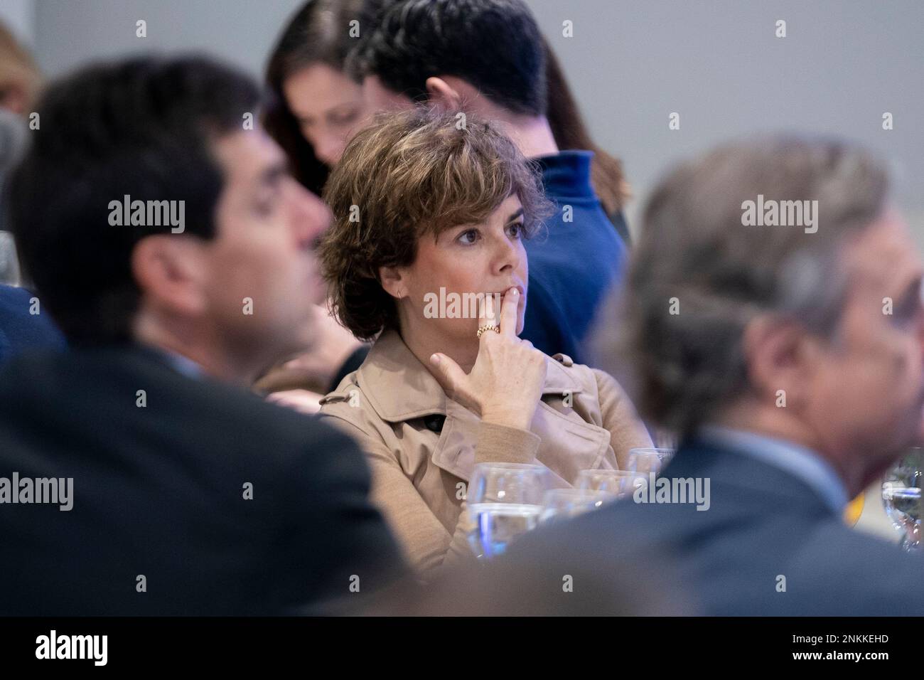The former vicepresident of the PP Government, Soraya Saenz de
