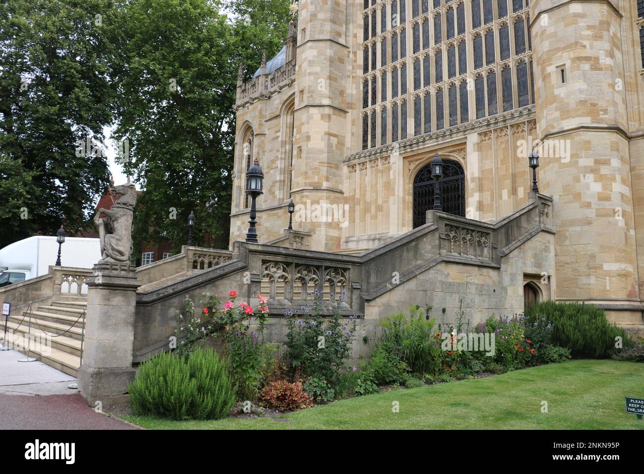 St. George's Chapel auf Schloss Windsor Stockfoto