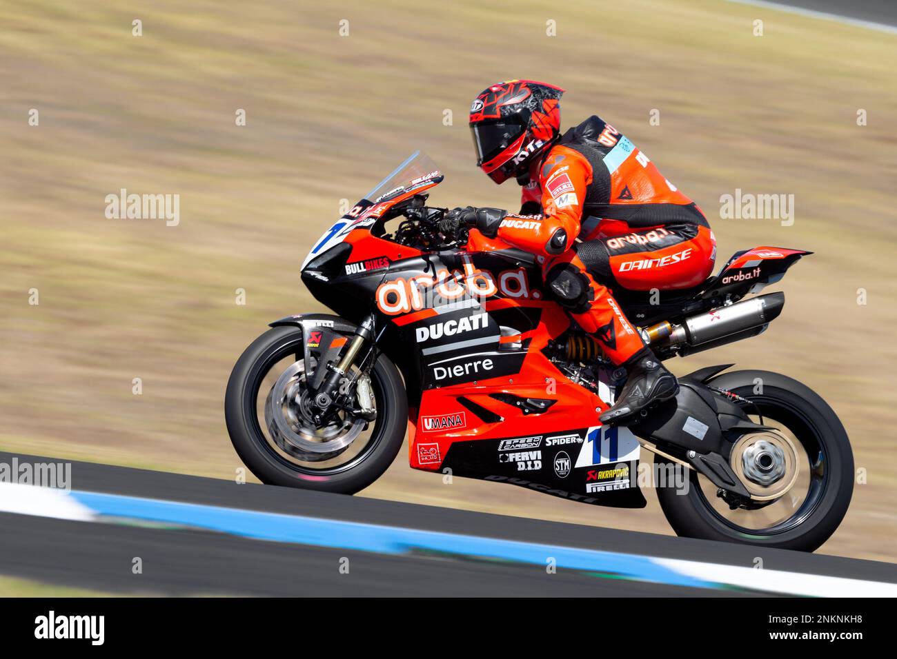 Phillip Island, Australien, 24. Februar 2023. S11 während des kostenlosen SuperSport-Trainings 2 bei der FIM-Superbike-Weltmeisterschaft 2023 auf der Phillip Island Circuit am 24. Februar 2023 in Phillip Island, Australien. Kredit: Dave Hewison/Speed Media/Alamy Live News Stockfoto