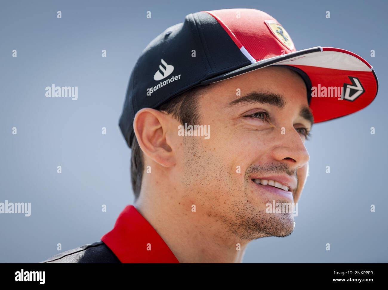 BAHRAIN - Charles Leclerc (Ferrari) während des zweiten Testtages auf der Bahrain International Circuit vor Beginn der Formel 1 Saison. ANP SEM VAN DER WAL niederlande raus - belgien raus Stockfoto