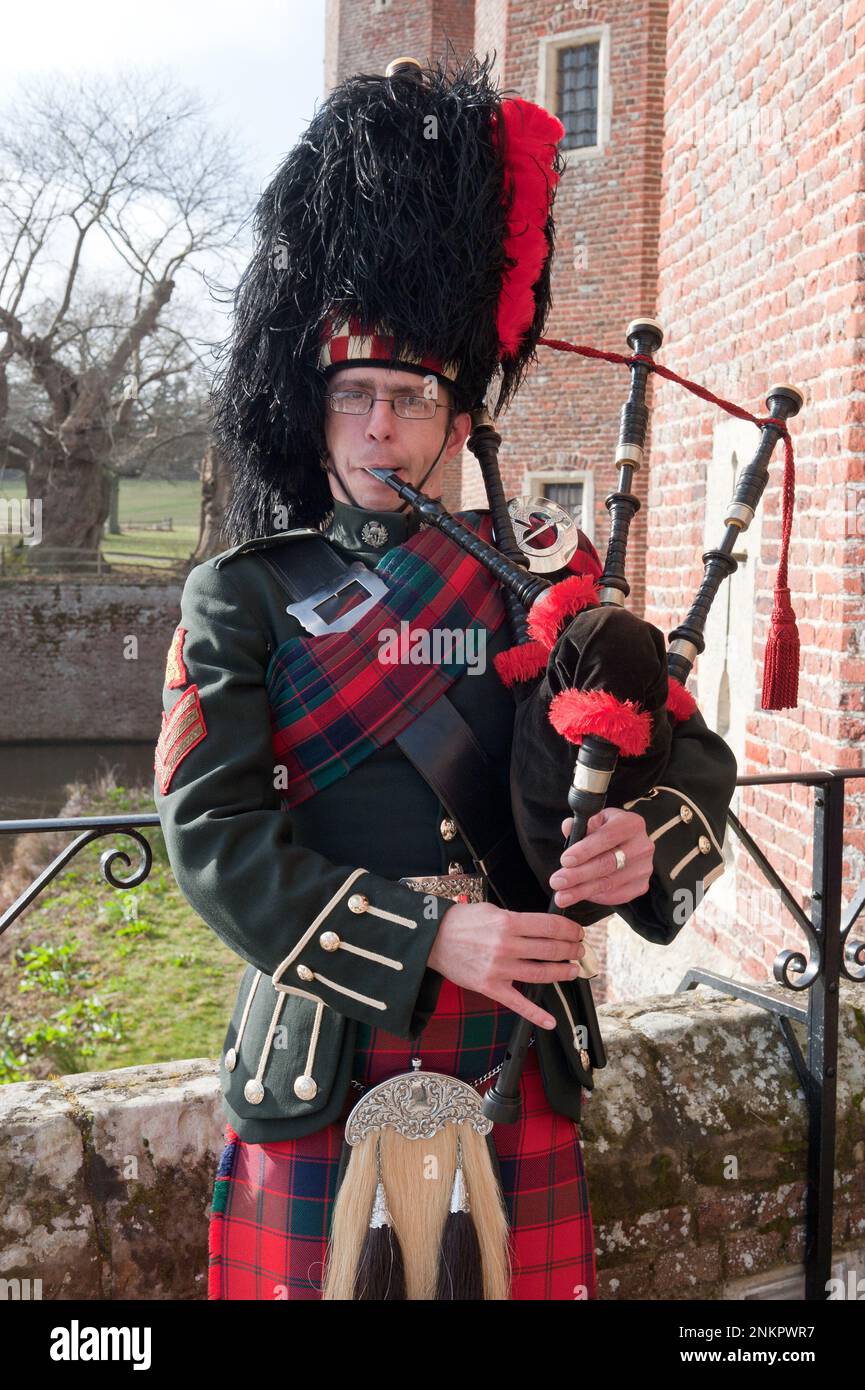 Schottische Dudelsäcke Stockfoto