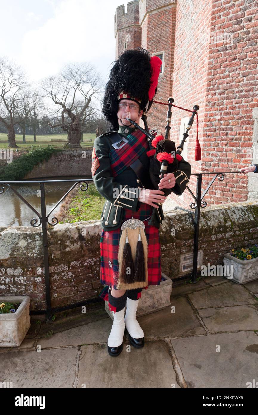 Schottische Dudelsäcke Stockfoto