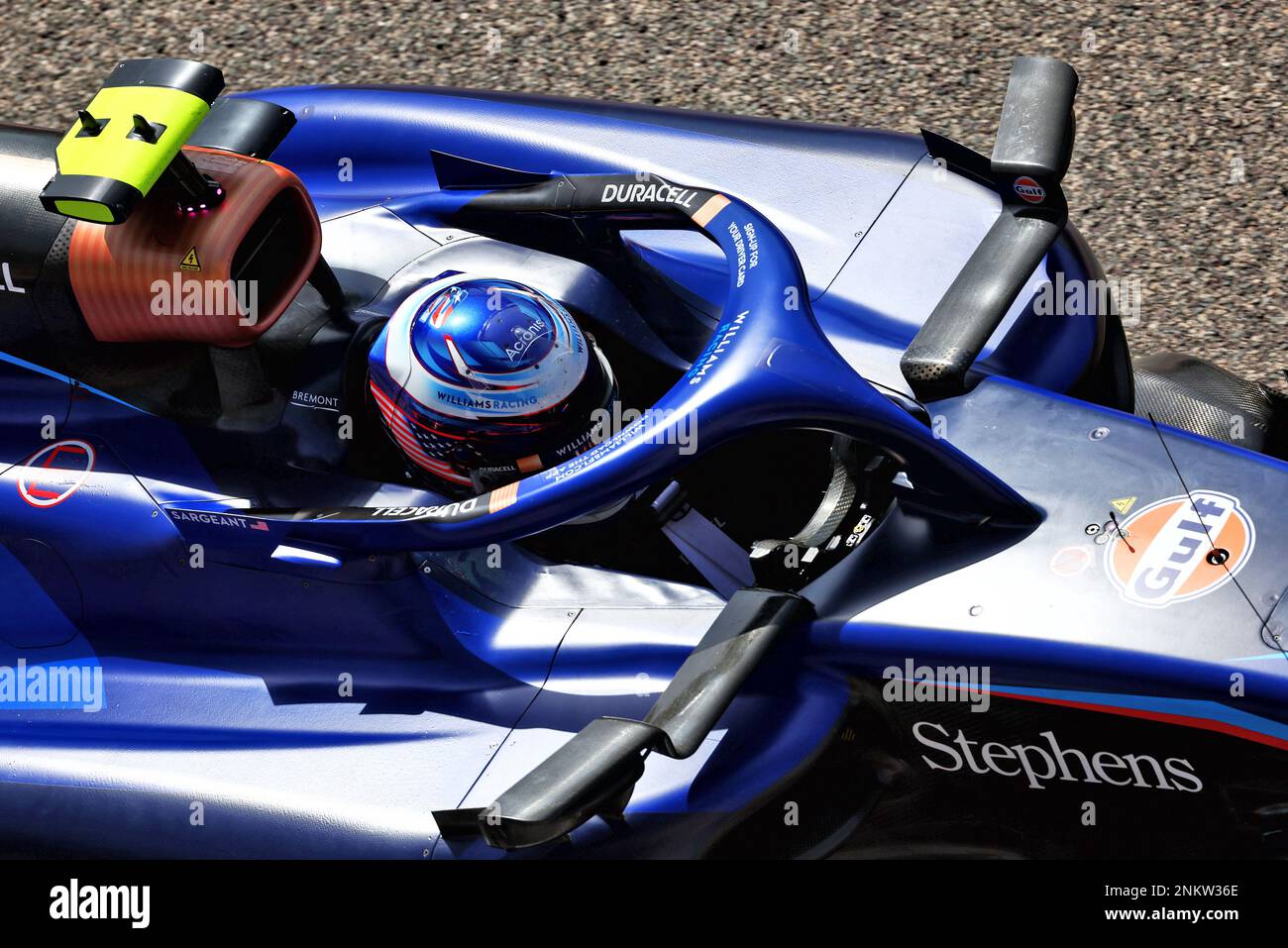 Logan SarSergeant (USA) Williams Racing FW45. Formula One Testing, Day Two, Freitag, 24. Februar 2023. Sakhir, Bahrain. Stockfoto