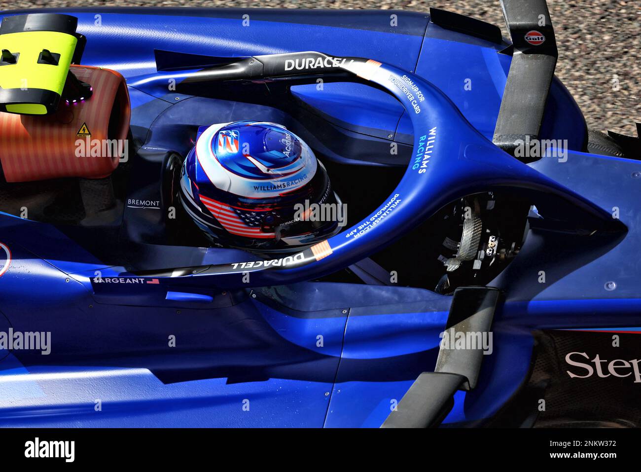 Logan SarSergeant (USA) Williams Racing FW45. Formula One Testing, Day Two, Freitag, 24. Februar 2023. Sakhir, Bahrain. Stockfoto