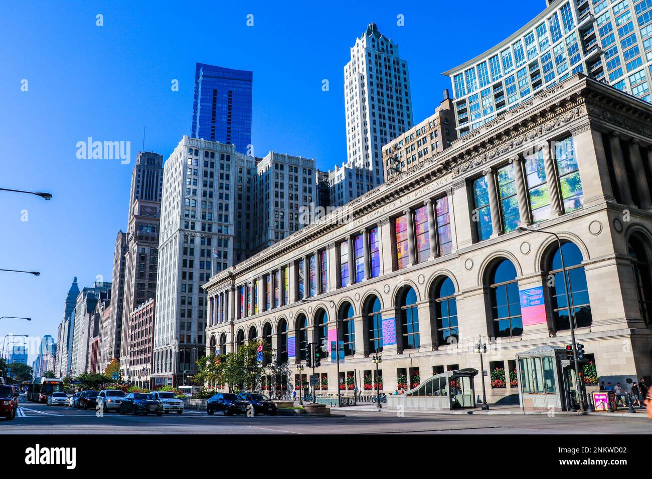 Kulturzentrum von Chicago Stockfoto