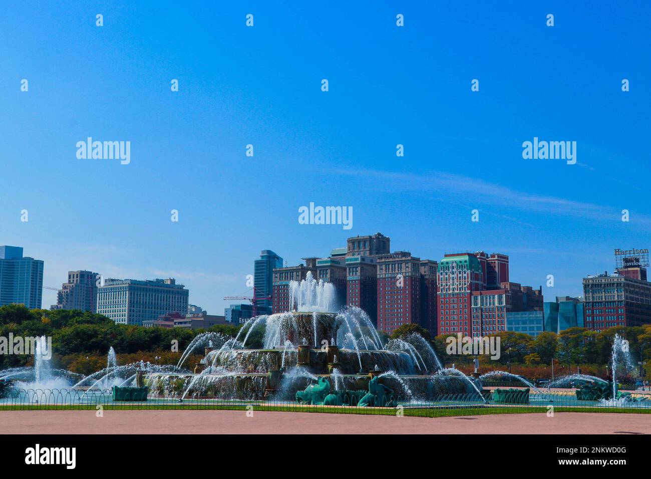 Chicago Ilinois Buckingham Fountain Stockfoto