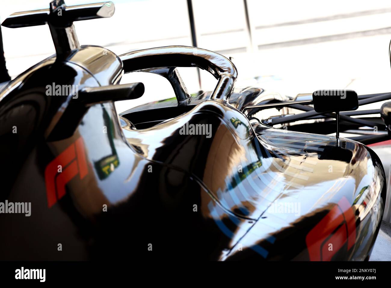 Sakhir, Bahrain. 24. Februar 2023 F1 Show-Auto. Formula One Testing, Day Two, Freitag, 24. Februar 2023. Sakhir, Bahrain. Stockfoto