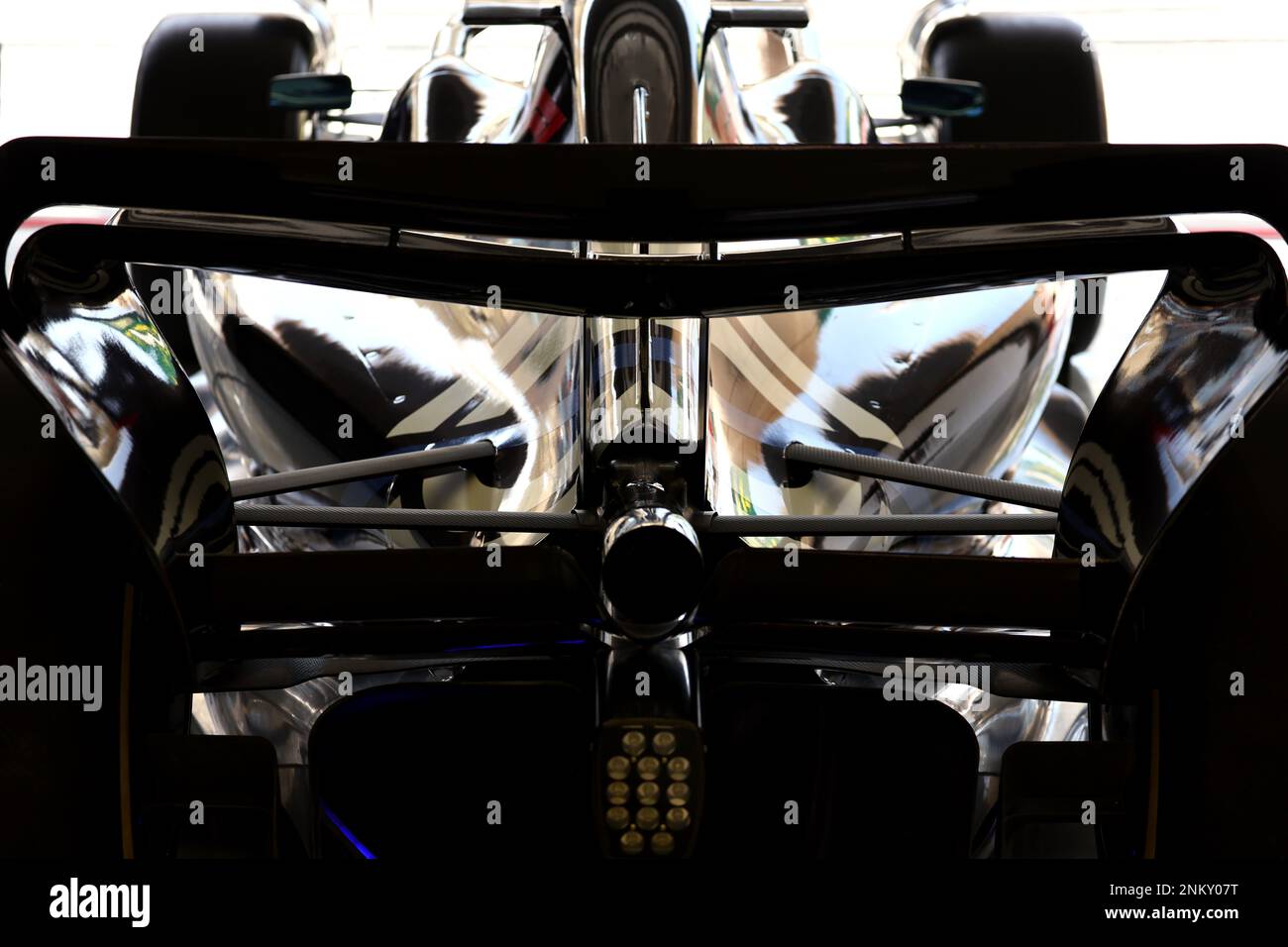 Sakhir, Bahrain. 24. Februar 2023 F1 Show-Auto. Formula One Testing, Day Two, Freitag, 24. Februar 2023. Sakhir, Bahrain. Stockfoto