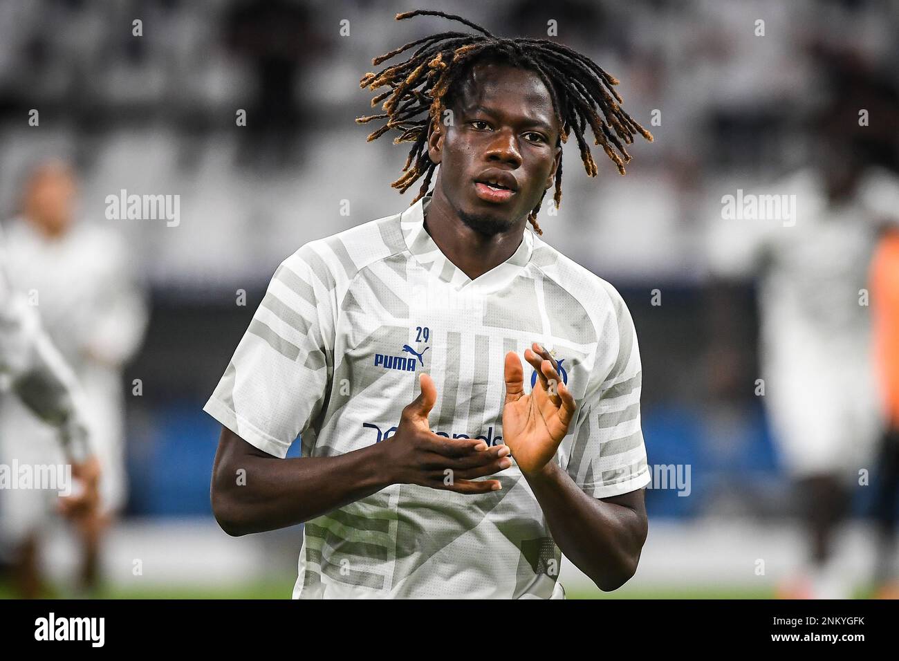 ISSA KABORE von Marseille während des Fußballspiels der UEFA Champions League, Gruppe D zwischen Olympique de Marseille und Eintracht Frankfurt am 13. September 2022 im Orange Velodrome Stadion in Marseille, Frankreich - Photo Matthieu Mirville / DPPI Stockfoto