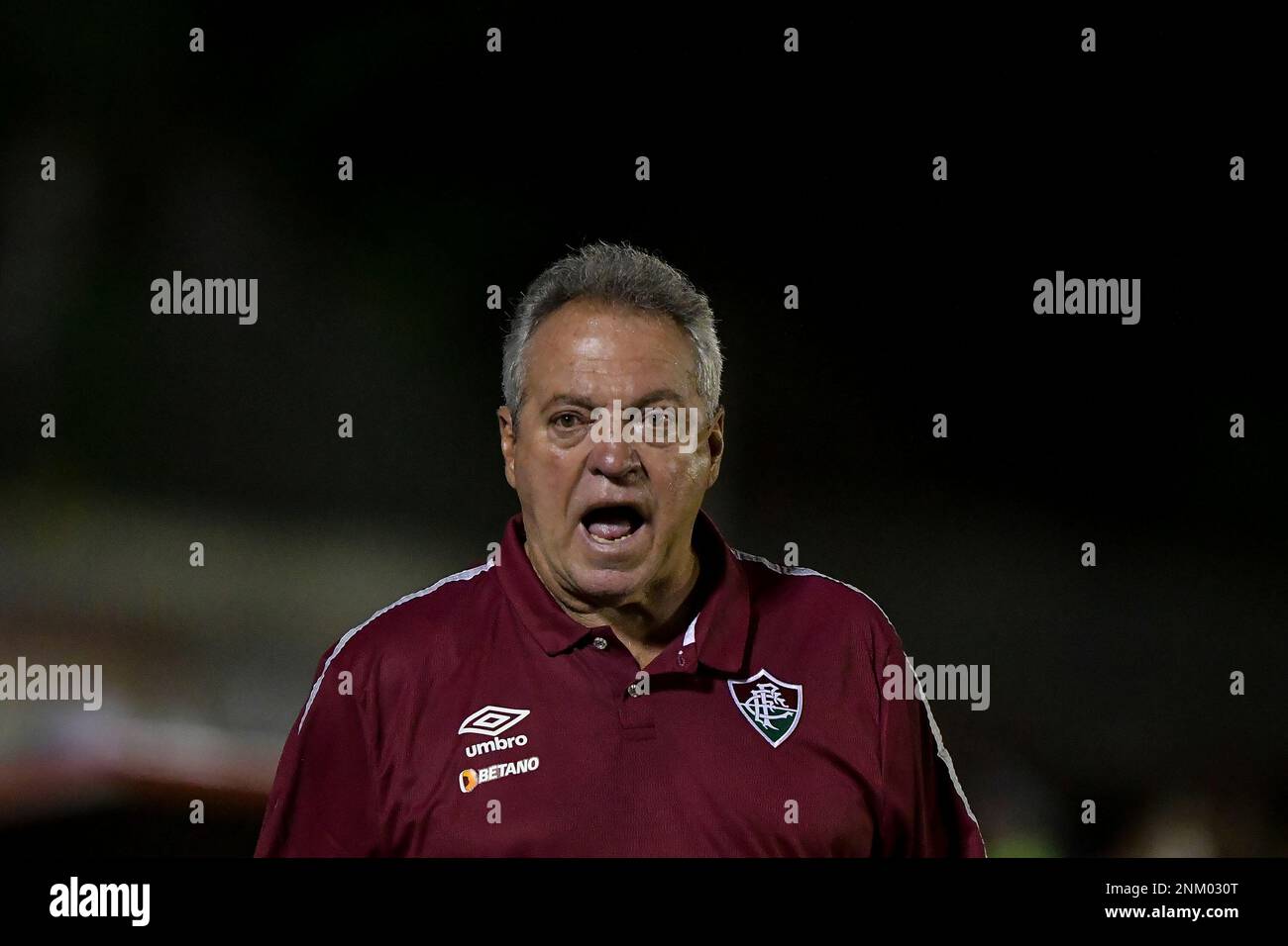 RJ - Rio de Janeiro - 01/27/2022 - CARIOCA 2022, FLUMINENSE X BANGU - Fluminense coach Abel Braga during a match against Bangu at the Luso Brasileiro stadium for the Carioca 2022 championship. Photo: Thiago Ribeiro/AGIF (via AP) Stockfoto